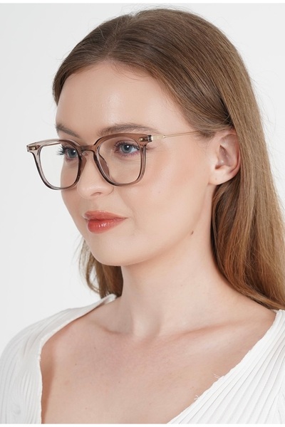 LOOKUP Blue Light Protection Glasses - Anti Blue Light, Changeable Glasses, Square Frame
