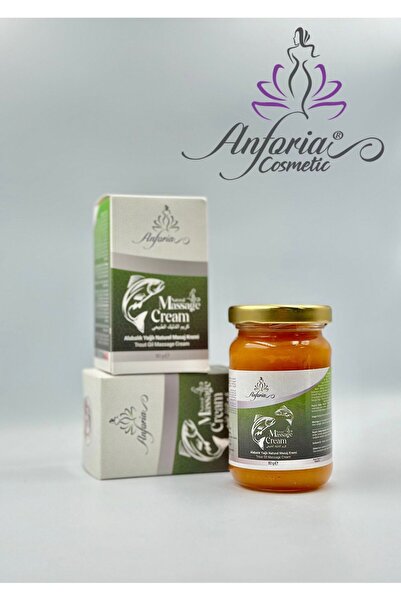 ANFORİA COSMETİC كريم التدليك الطبيعي بزيت سمك السلمون المرقط من أنفوريا