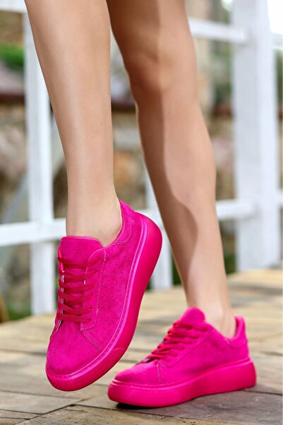 LEYDİ SHOES Benfica Fuchsia Antilop ženske sportske patike