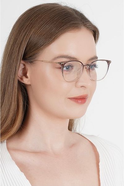 LOOKUP Blue Light Protection Glasses - Anti Blue Light, Changeable Glasses, Rectangular Frame Compatible