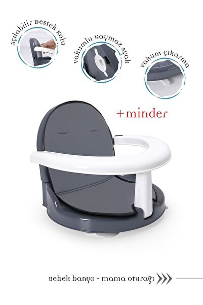 Bebeck Perfecto Yandan Açılır Minderli Banyo & Mama Oturağı
