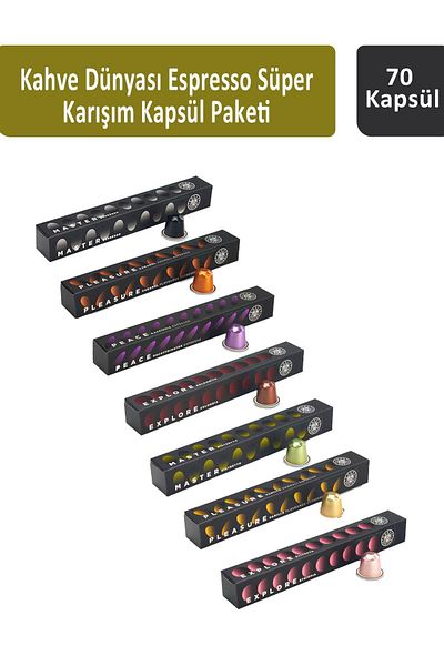 Kahve Dünyası 70 Capsule Espresso Super Mix Capsule Pack