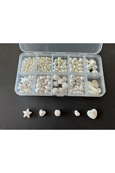 LİVZA BİJUTERİ İnci boncuk  Takı Yapım Malzemeleri seti,telefon charm seti