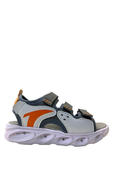 Tuğba Ortopedi 1409 Model LIght and LIghted Boys' Sandals - Smoke