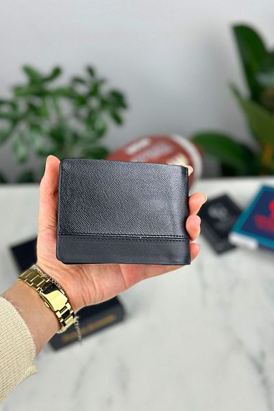 debbah 100% Genuine Leather Milano Black Men's Leather Wallet