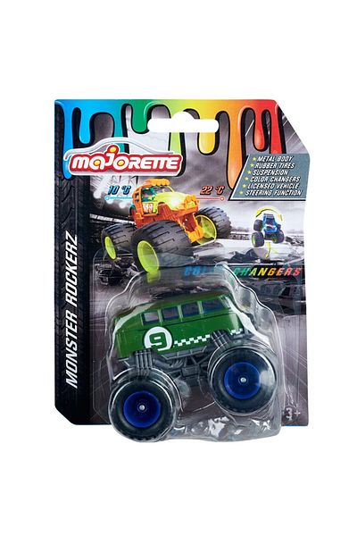 Majorette Monster Rockerz Color Changing Vehicles Volkswagen T1