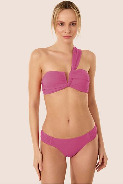 AYYILDIZ 3400 Pink One Shoulder Σετ μπικίνι