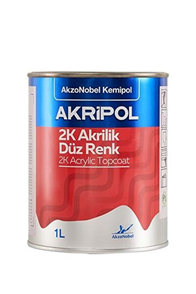 AKZONOBEL Akripol 2k Lada 127 Vişne (BORDO) Akrilik Sonkat Oto Boyası 1 Litre