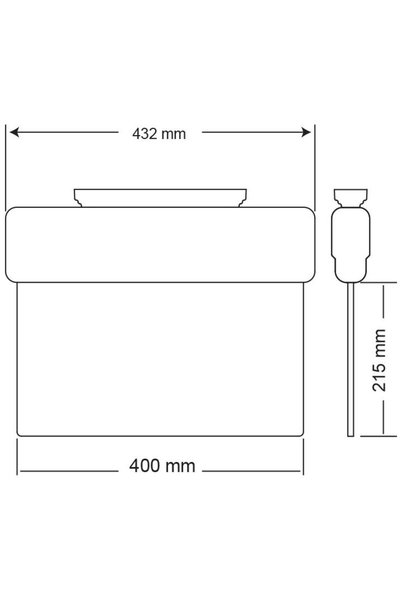 Arsel İte Ae-1020-L Surface Mounted Led Emergency Exit Direction Luminaire Lc 500 Lumen