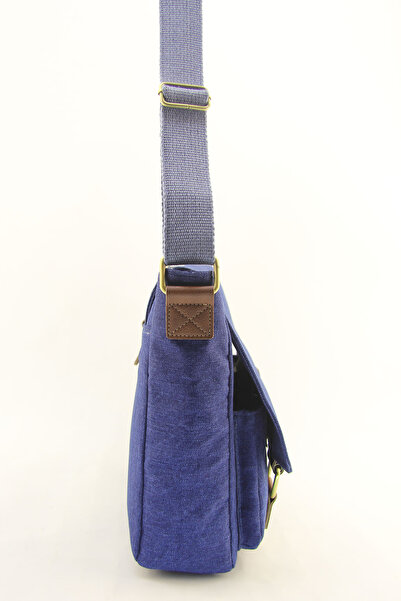 HNB Unisex Blue Jeans - Postman Business and School Briefcase Laptop Bag