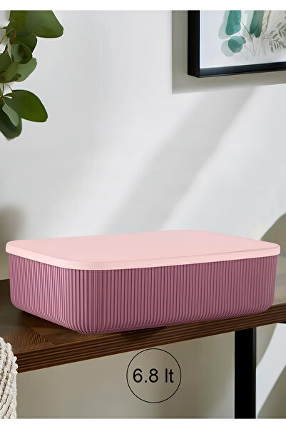 HOMİNG Многофункционална кутия с капак за бижута, грим и козметика, 6,8 литра