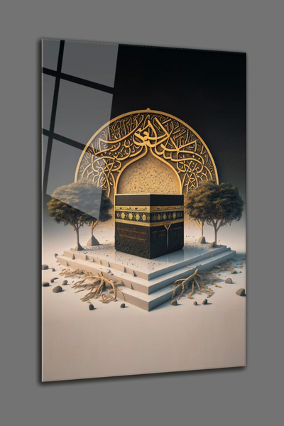 BV DEKOR KABE TASARIM MANEVİ İSLAMİ CAM TABLO-DİNİ DEKORASYON DUVAR TABLOSU-4MM KIRILMAZ CAM-EV OFİS HEDİYE