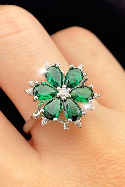 Duende Silver Dönen Lotus Çiçeği Yüzük,Stres Yüzük,Anksiyete Yüzüğü 925 Ayar ...