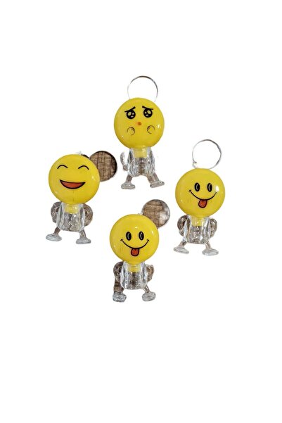 Burdabuldu Emoji Işıklı Anahtarlık (15 ADET)