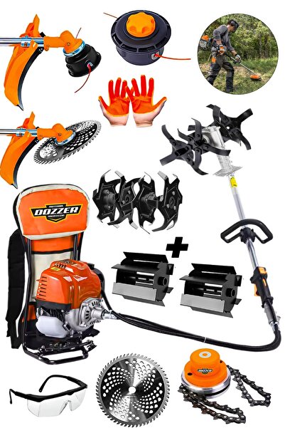 DOZZER Alman Suv Serii 2.4hp Benzinli Sırt Tipi Ot Çim Biçme Tırpan Makinesi ...