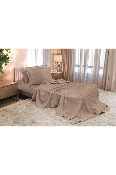 Altınbaşak RIVER Плик за завивка от 3 части - 170x230 см, с пълнеж Комплект чаршаф и калъфка за възглавница 100% памук