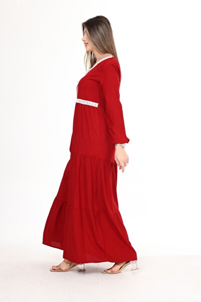 mervemoda Long Sleeve Summer Women's Dress