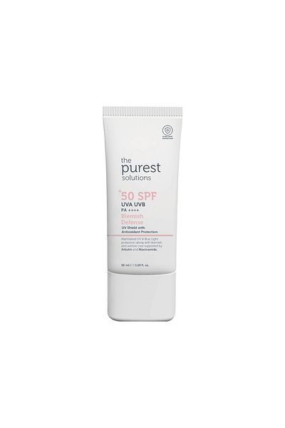 The Purest Solutions UV-Schutzschild mit Antioxidans SPF 50 Arbutin und Niacinamid
