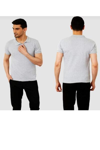 KURAFF Solid Colored Dad Collar T-Shirt - 1 Piece
