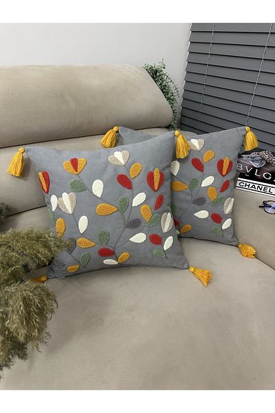 en gözde home PUNCH EMBROIDED 2 BUCĂȚI HUSĂ KIRLENT