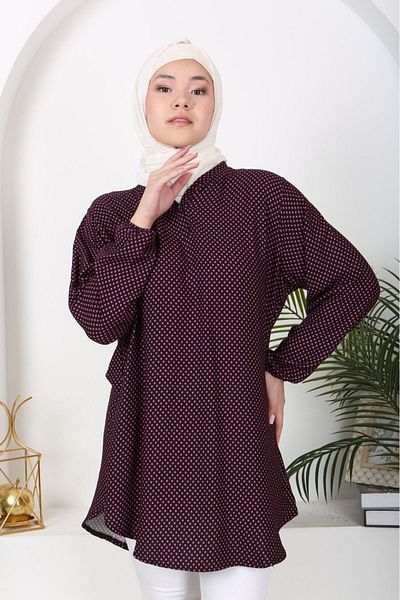 Tunikteks crepe woven viscose soft cotton comfortable tunic