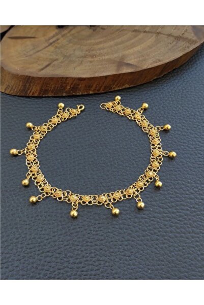 Redstone Store Telkari Yöresel Kişniş Modeli Halhal MİDYAT 925 ayar Gümül ALTIN KAPLAMA