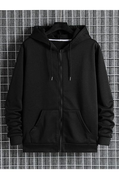 DAXİS Sportwear Company Hanorac oversize cu glugă cu fermoar