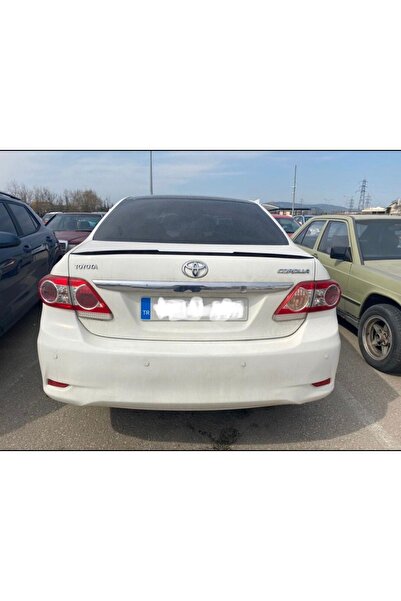 FV-TUNİNG Toyota Corolla Spoiler Yarasa Tip 120 Cm Plastik Siyah