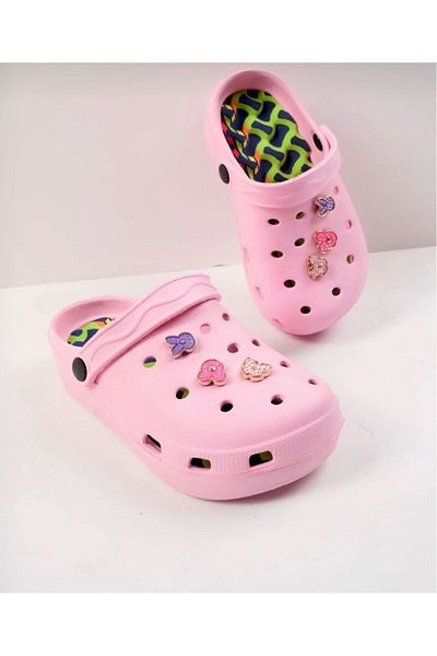 PLN SHOES Massage Sole High-Scale Stone Children's Slippers