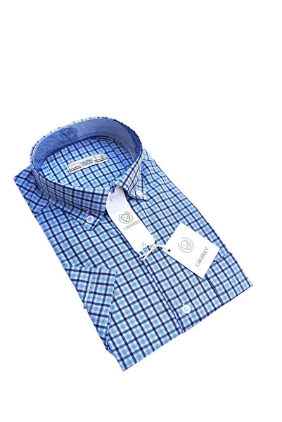 Nacar EN BABA YAKALI CEPLİ KISA KOL GÖMLEK