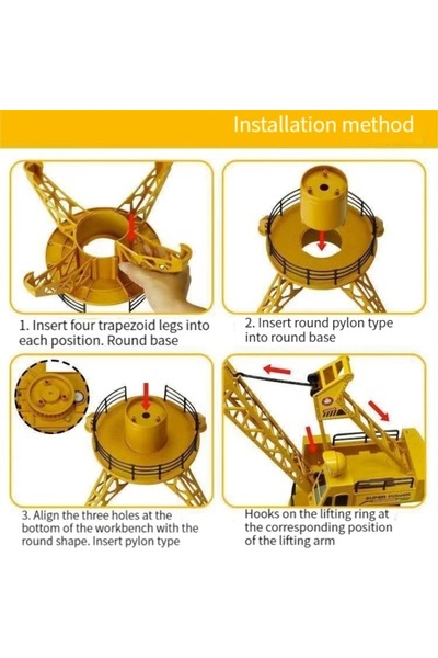 TRUST STORE UZAKTAN KUMANDALI VİNÇ İŞ MAKİNESİ RC İŞ MAKİNESİ