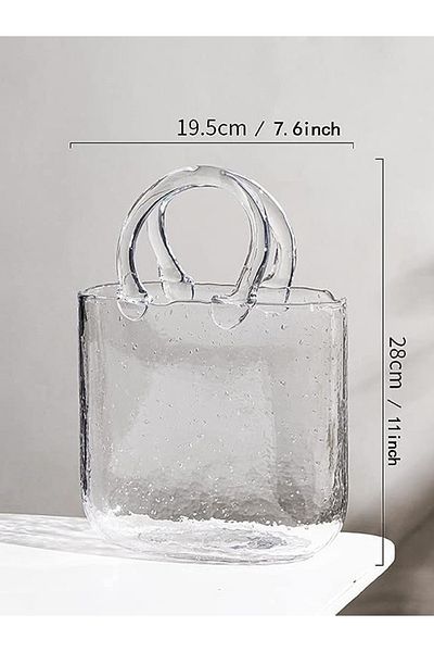 peony studio Decorative Bag Shaped Glass Vase Gb001-Tr
