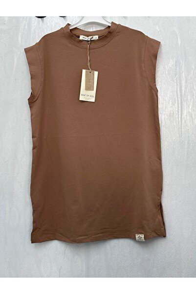 Soul Дамско бельо от пениран памук с кръгло деколте и нулев ръкав - блуза 30725