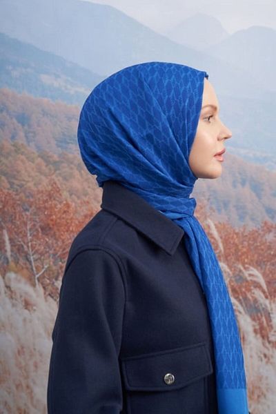 ARMANDA Σάλι 70x190 βαμβακερό μονογραμμάριο - AR 3098 03048