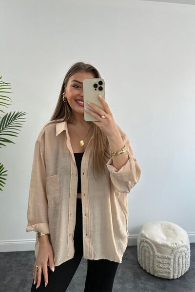 buqre's moda Cămașă casual de bază de calitate de lux
