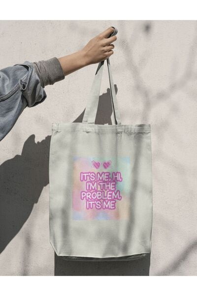 redame حقيبة قماش تايلور سويفت المضادة للبطل - It's Me Hi Tote