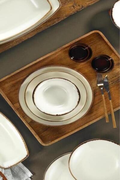 İkram Dünyası Porselen Corendon Çorba,salata Kasesi 3 Lü 16 Cm