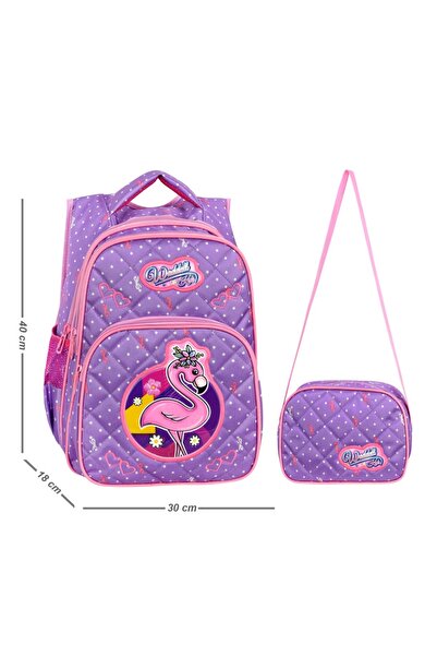 barberri Шкільний рюкзак - з малюнком фламінго