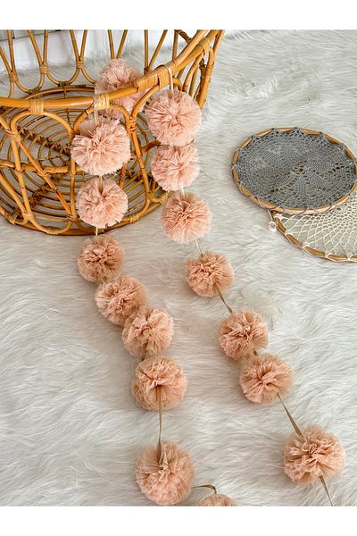 Pastelya Pompom Mini - Light Powder Row