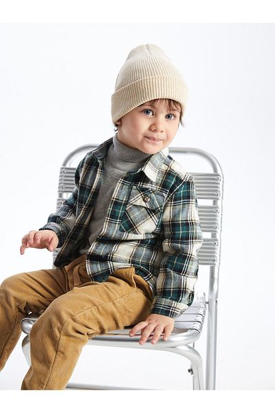 LC Waikiki Long Sleeve Plaid Baby Boy Shirt