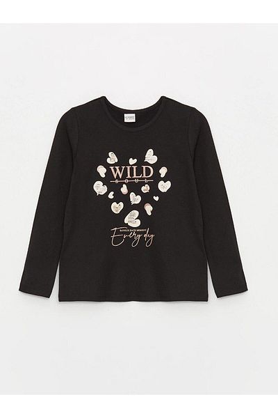 LC Waikiki Tricou pentru fete cu mânecă lungă pentru copii LCW