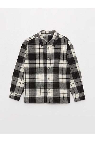 LC Waikiki Comfortable Fit Plaid Boy's Shirt
