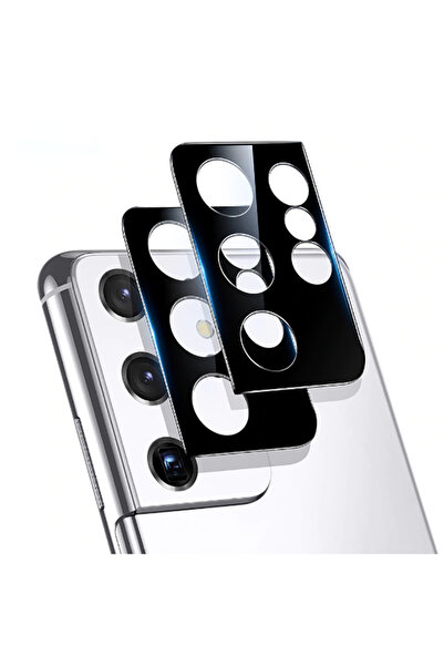 ZenithWorks زجاج كاميرا متوافق مع جهاز Galaxy S21 Ultra ثلاثي الأبعاد