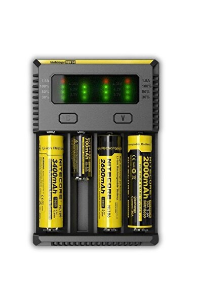 Nitecore New I4 Intellicharger Li-ion Pil Şarj Aleti