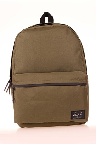 KAUKKO Rucsac de școală kaki - Model K1590 basic