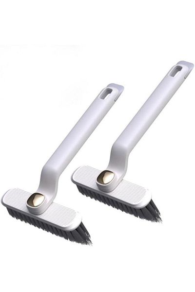 Yenigeldi 2024 New releaseD - 2 Pieces White, 360 Degree rotating, Crevice Corner Cleaning Brush