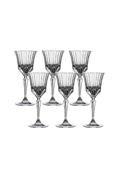 Jumbo Rcr Adagio 6-Piece Large Glass Set, Transparent