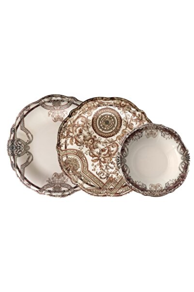 Jumbo Baroque 24 Parça 6 Kişilik Yemek Takımı