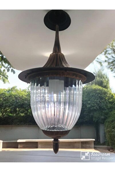 ZERPA ( Sade Deniz ) Sarkıt Tip Bahçe Armatür / Bakır