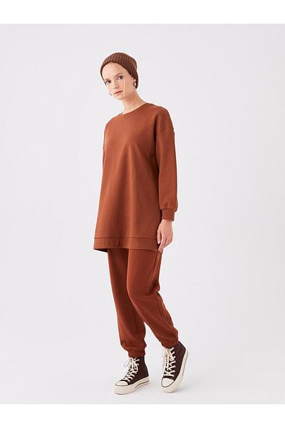 LC Waikiki LCW Modest γυναικεία ελαστική μέση ίσια φούτερ Jogger
